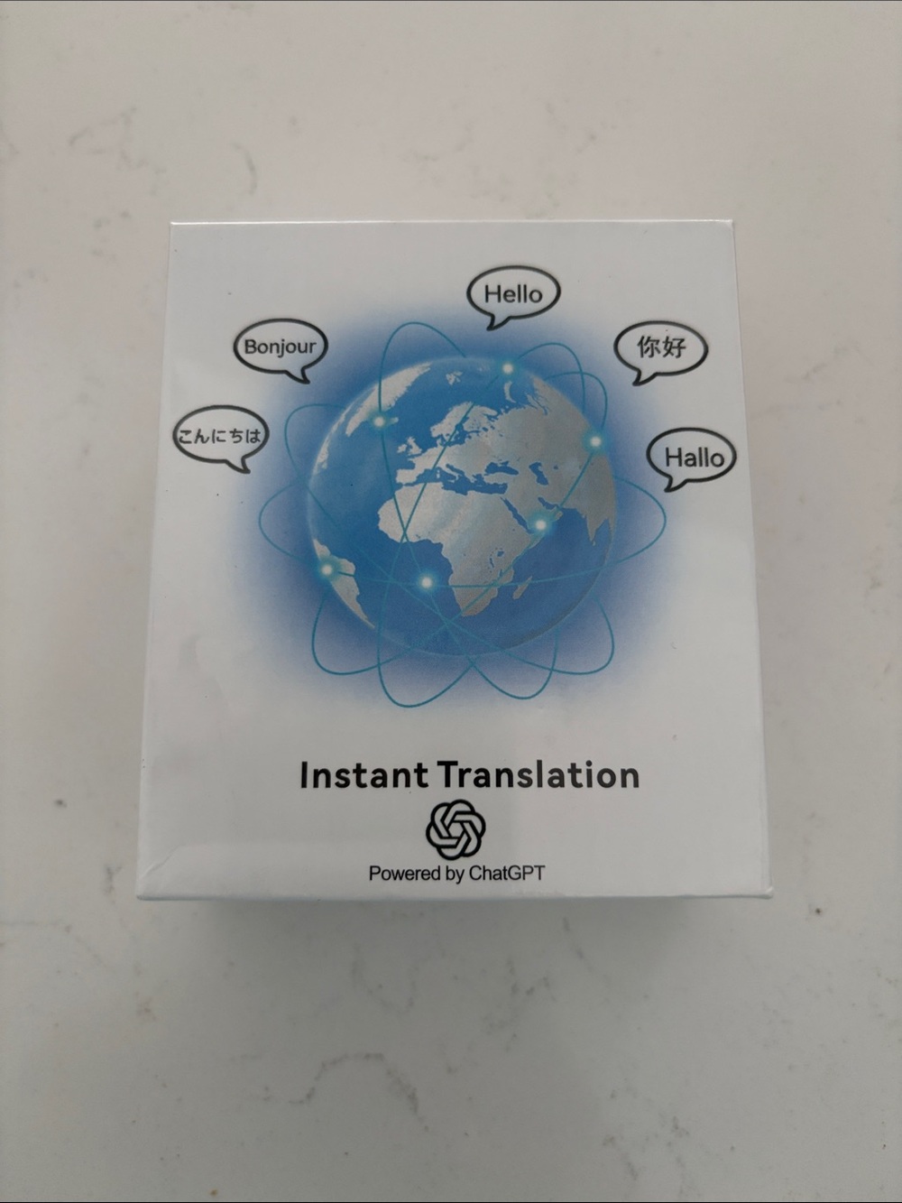 Instant Translation Device - Blue and White